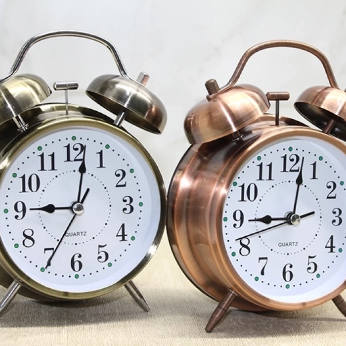 KESGİN MARKET® Metal Çalar Saat Alk4688