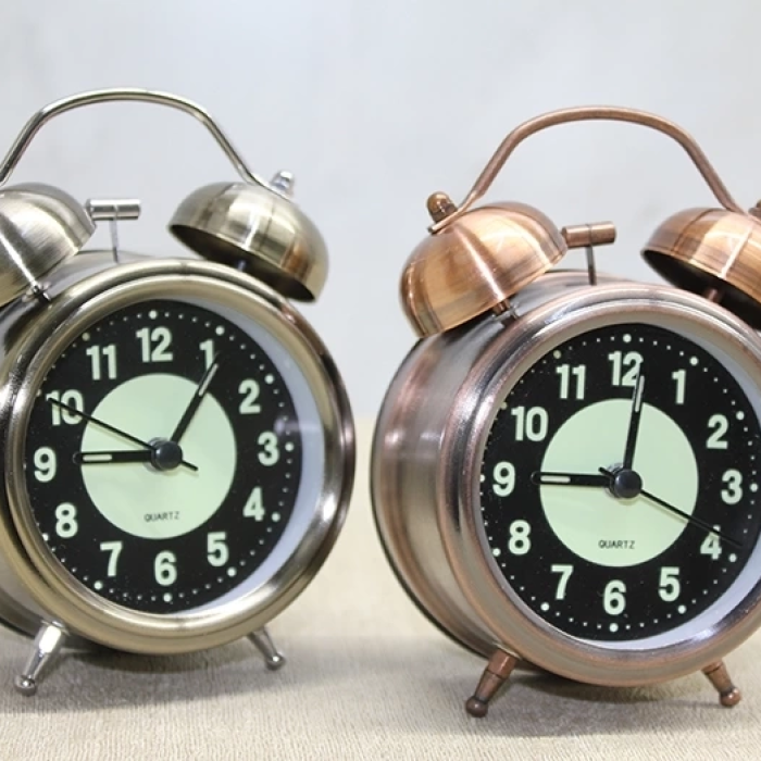 KESGİN MARKET® Metal Çalar Saat Alk4689