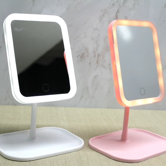 KESGİN MARKET® Diktörgen Ledli Makyaj Aynası Alk4910