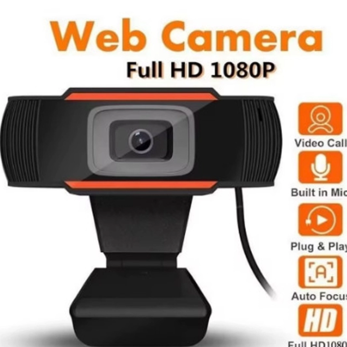 KESGİN MARKET® Webcam Orjınal 1080p Konferans Kamera Dahili Mikrofon Chat Görüntülü Sohbet Yayın Kamerası Hd Video