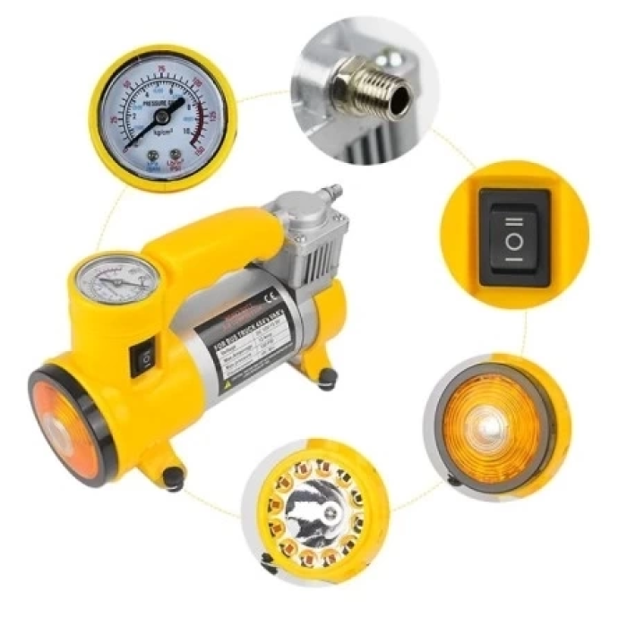 KESGİN MARKET® Ka-735 150 Psı 35 Lpm Oto Hava Kompresörü