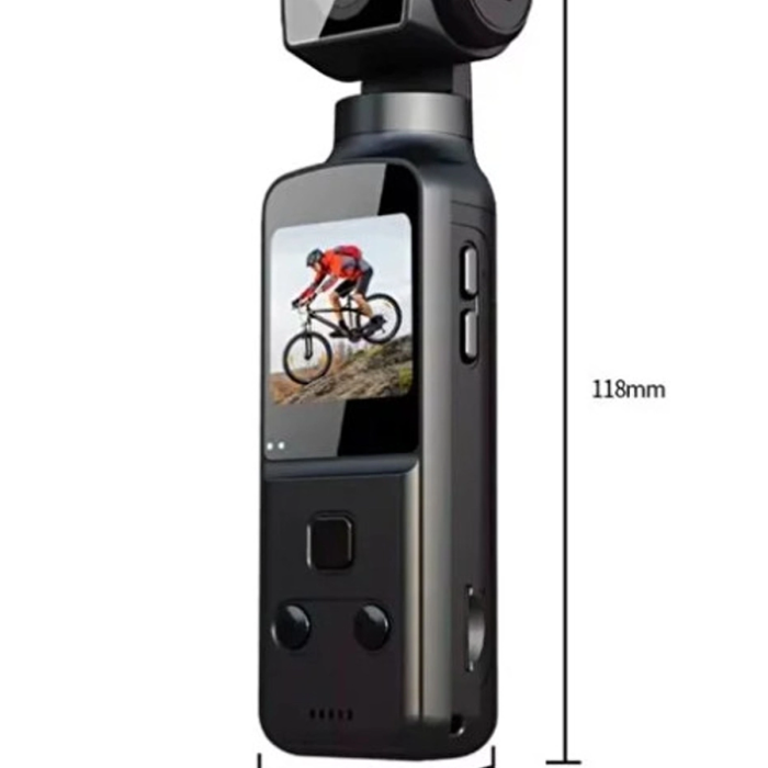 KESGİN MARKET® 4k Ultra Hd 270° Döndürülebilir Su Geçirmez Wifi Vlog Spor Ve Aksiyon Kamerası