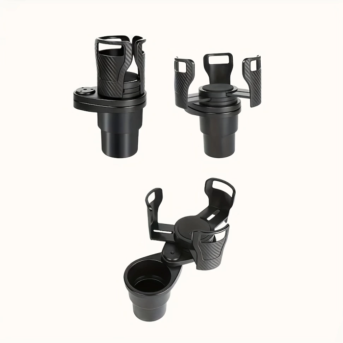 KESGİN MARKET® 2’si 1 Arada Ayarlanabilir Araç Bardak Tutucu, Genişleyebilir Üst Kısım 3”-6.2”, Şişe Adaptörü, Araba Organizatörü, Dayanıklı Taban, Ramblers Hydroflask Uyumlu, Modern Araç Düzenleyic