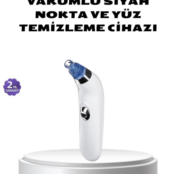 KESGİN MARKET® Vakumlu Siyah Nokta Temizleme Cihazı – 5 Kademe Güç ve 4 Başlıklı Derin Cilt Bakımı