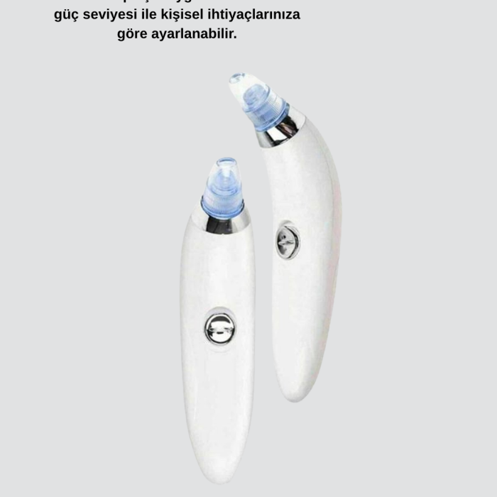 KESGİN MARKET® Vakumlu Siyah Nokta Temizleme Cihazı – 5 Kademe Güç ve 4 Başlıklı Derin Cilt Bakımı