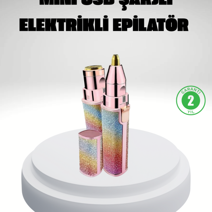 KESGİN MARKET® Şarjlı Mini Yüz ve Kaş Epilatörü – Ağrısız ve Hassas Temizlik