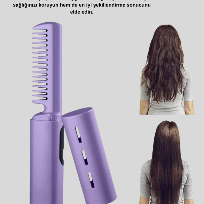 KESGİN MARKET® Isı Ayarlı Saç Düzleştirici – Her Saç Tipine Uygun Hassas Sıcaklık Kontrolü