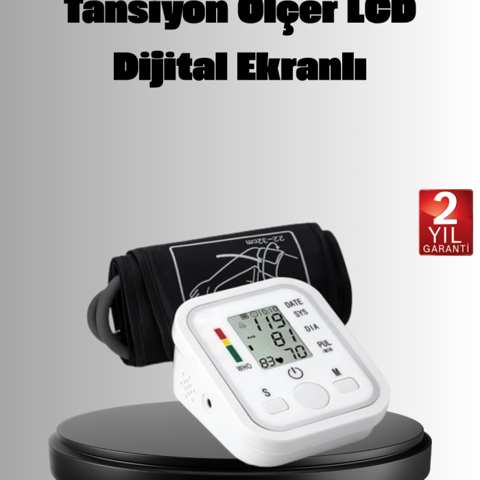 KESGİN MARKET® Üst Koldan Ölçüm Dijital Tansiyon Aleti – IHB Aritmi Uyarılı ve Çift Hafızalı (Kopya)