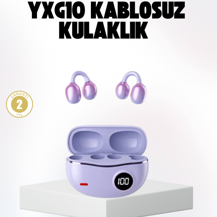 KESGİN MARKET® Bluetooth YXG10 Kulak Arkası Tasarım Cilt Dostu Silikon Hafif Yapı