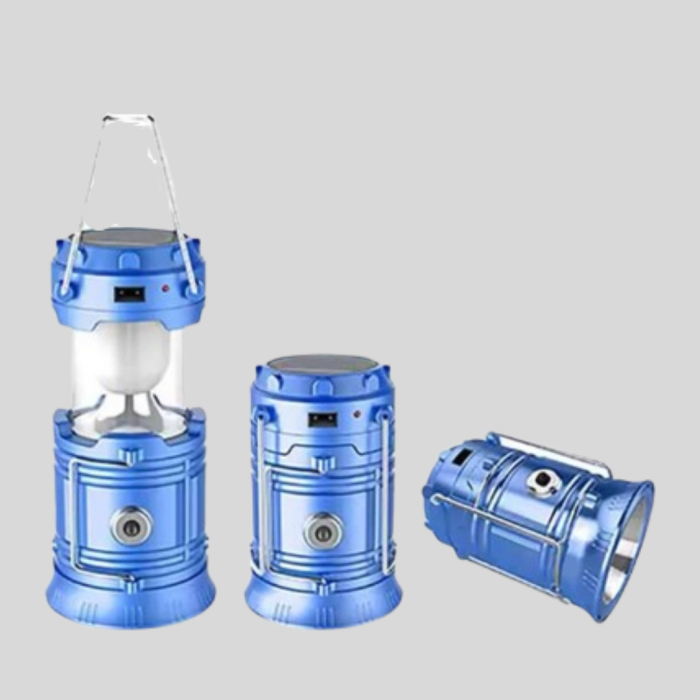 KESGİN MARKET® Güneş Enerjili Kamp Lambası Şarjlı Taşınabilir Kompakt Açık Hava Işığı