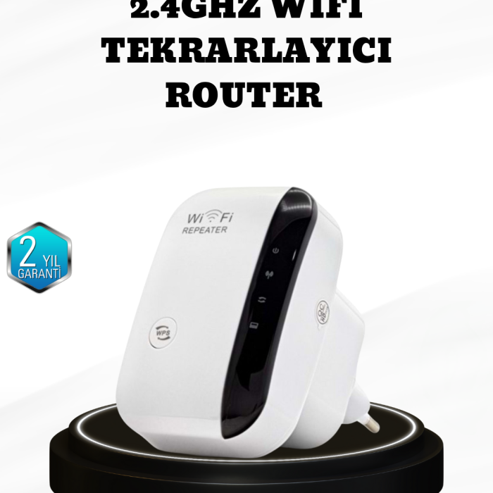 KESGİN MARKET® Kablosuz İnternet Genişletici 2.4GHz WiFi Repeater Kolay Kurulumlu