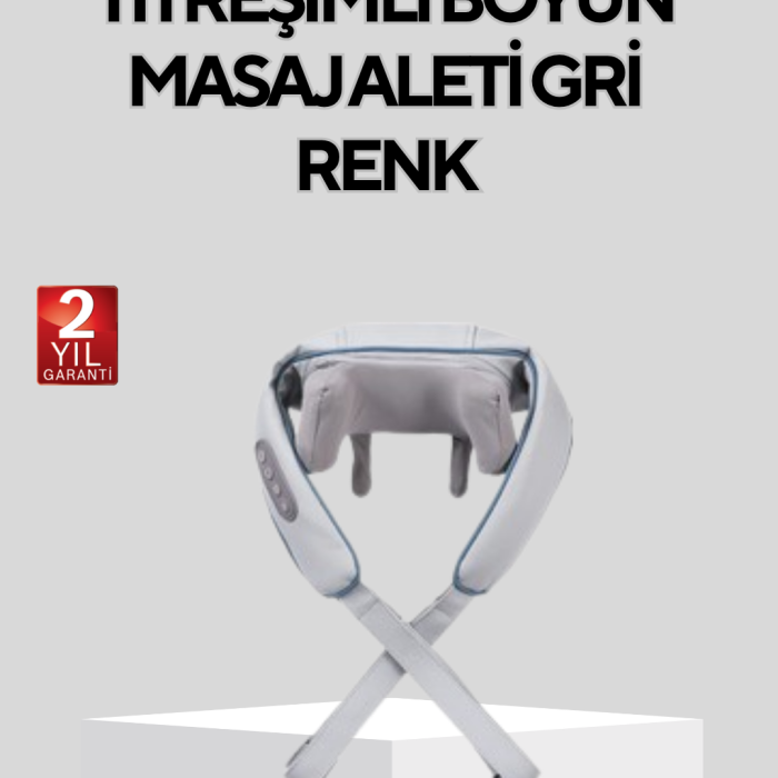 KESGİN MARKET® Isı Terapili Boyun ve Omuz Masaj Cihazı Sessiz Motorlu Çok Bölgeli Kullanım