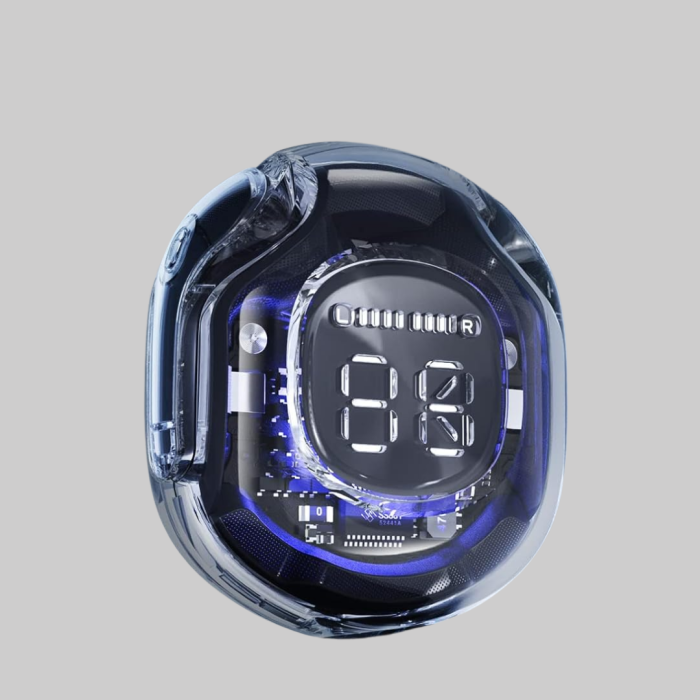 KESGİN MARKET® ENC Mikrofonlu Kablosuz Kulaklık Dokunmatik Kontrol ve LED Ekran Şarj Kutulu