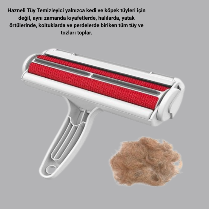KESGİN MARKET® Hazneli Pratik Tüy Temizleyici Kıyafet ve Mobilya Tüy Alma Aracı