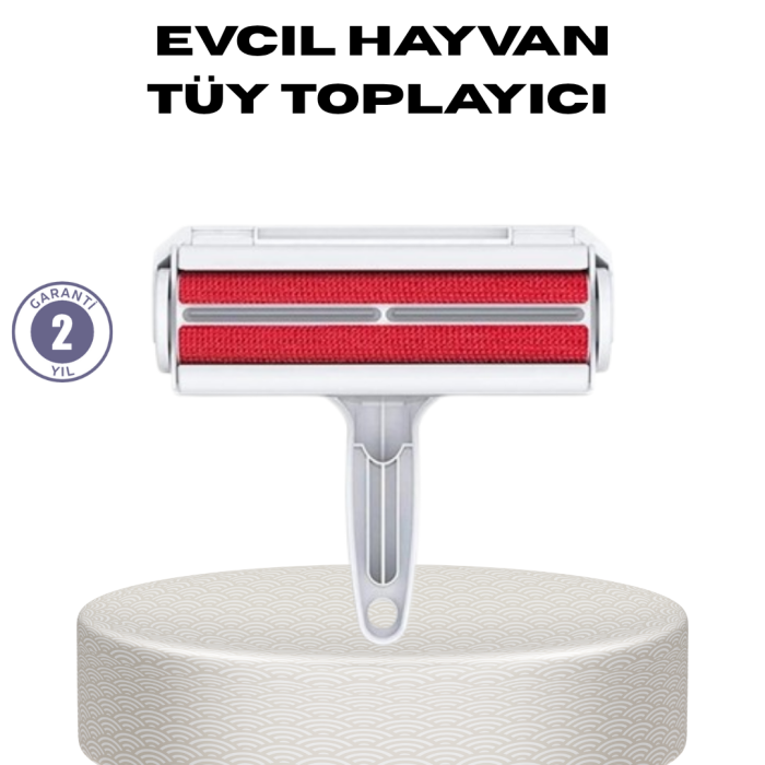 KESGİN MARKET® Hazneli Tüy Temizleyici Çok Yüzeyli Tüy ve Toz Toplama Aparatı