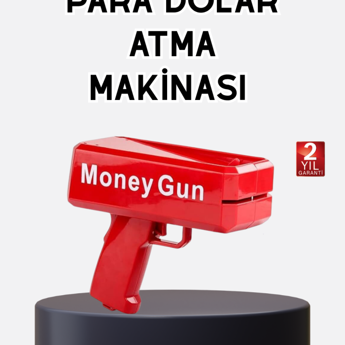 KESGİN MARKET® ABS Malzemeli Para Saçma Tabancası Etkinlik ve Parti Kullanımına Uygun