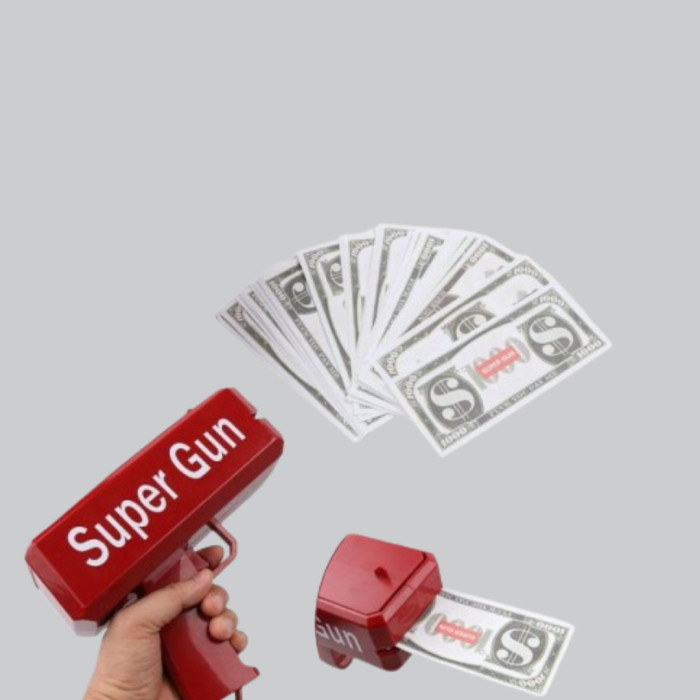 KESGİN MARKET® ABS Malzemeli Para Saçma Tabancası Etkinlik ve Parti Kullanımına Uygun