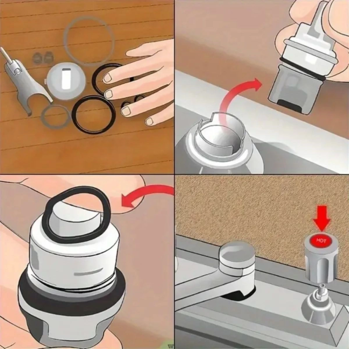 KESGİN MARKET® 225 Parça Kauçuk Conta Seti ,kendiliğinden Saklama Kutulu O Halkası Seti