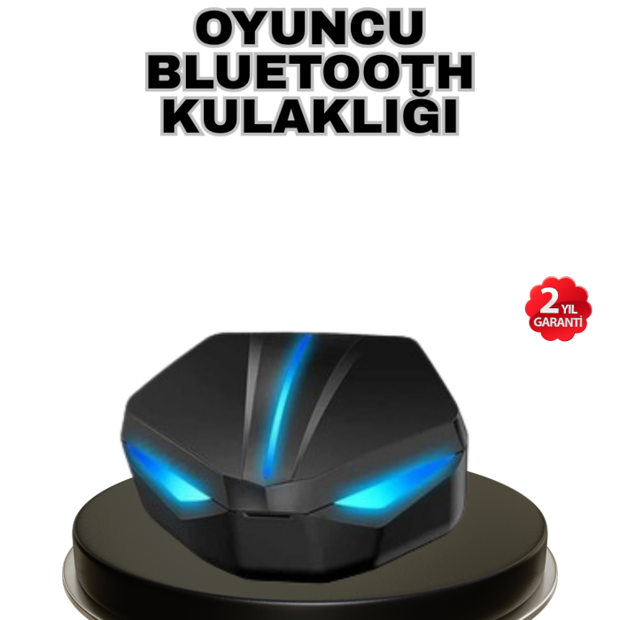 Tam Kablosuz Oyuncu Kulaklığı 5.0 Bluetooth LED Kontrollü