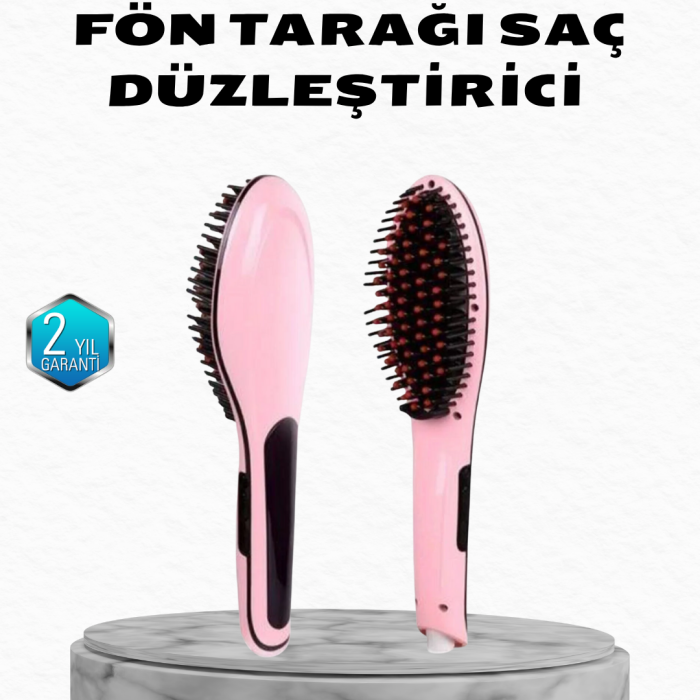 KESGİN MARKET ® Profesyonel Saç Düzleştirici 5 Kademeli Isı Ayarlı Seramik Plakalı