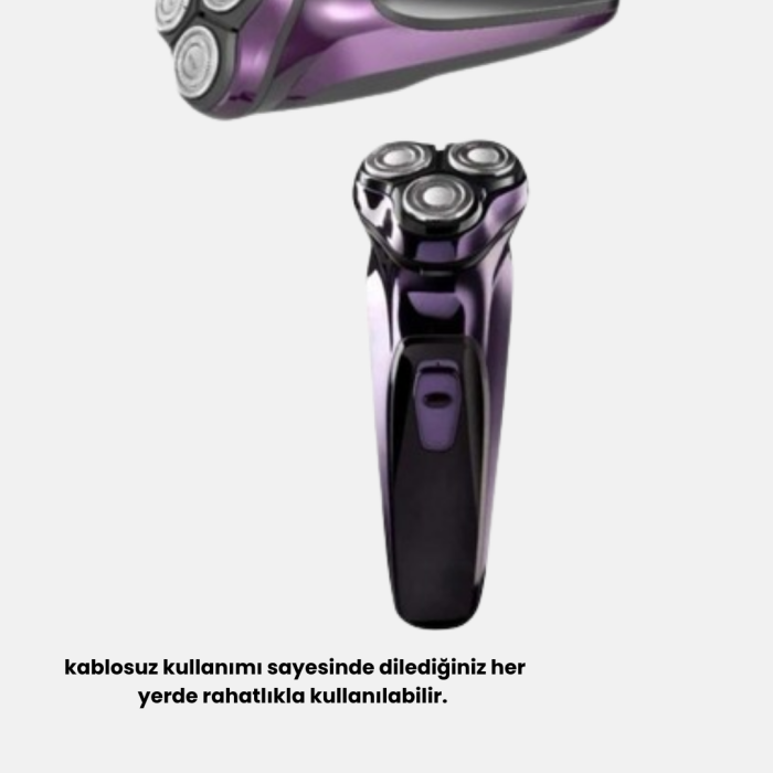 Şarjlı Saç ve Sakal Tıraş Makinesi Kablosuz Kompakt Tasarımlı