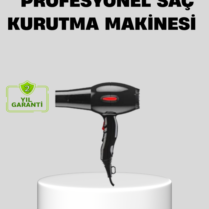 2200 Watt Profesyonel Saç Kurutma Makinesi AC Motorlu Yüksek Performanslı