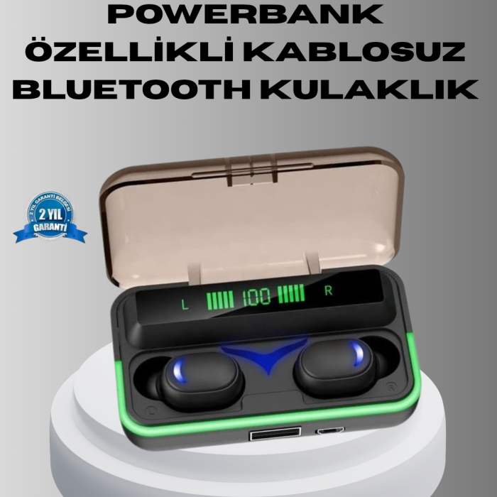 Gaming Bluetooth Kulaklık 800mAh Powerbank Düşük Gecikmeli
