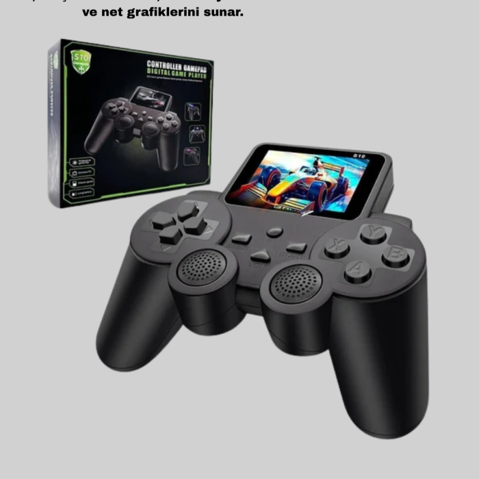 S10 Retro Oyun Konsolu Taşınabilir 2.8 İnç Ekran Ergonomik Nostalji