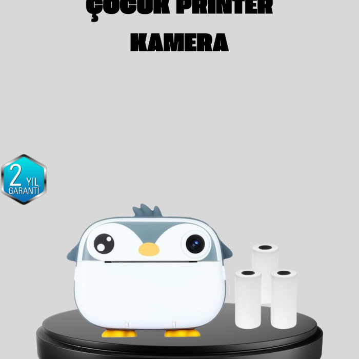 Mini Çocuk Kamera Anında Baskı Özellikli HD Video Termal Yazıcılı