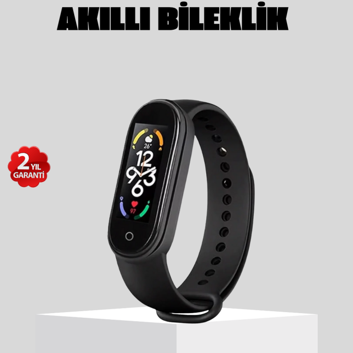 Bluetooth Akıllı Bileklik Spor Modlu Kalp Atış Takipli Uyku Analizli