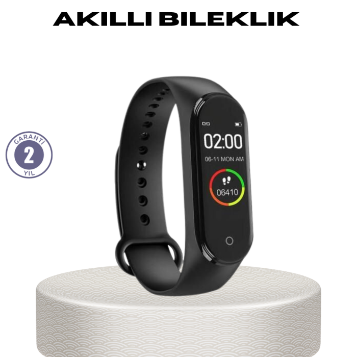 Akıllı Bileklik 0.96 İnç Ekran Kalp Atışlı Kan Basınçlı IP67 Suya Dayanıklı