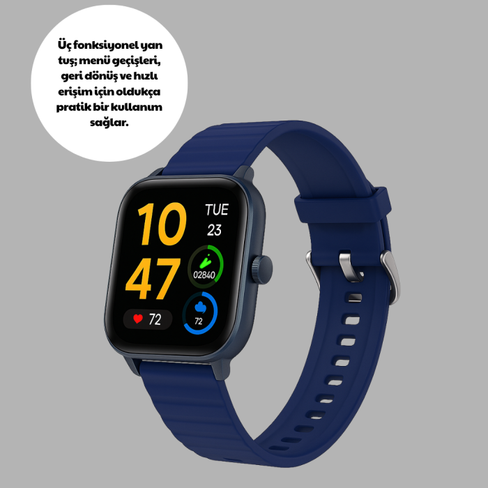 Ultra Akıllı Saat 2.05 İnç Büyük Ekran Bluetooth Aramalı IP67