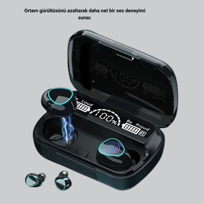 Kablosuz Bluetooth Kulaklık 5.1 Uzun Pil Ömrü Gürültü Engelleme