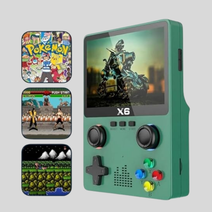 Retro Taşınabilir Konsol 3.5 IPS Ekran Ergonomik Çift LR Kontrollü