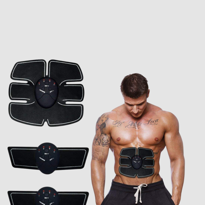 EMS Vücut Geliştirici Göbek ve Kol Pedli 6 Modlu Akıllı Kas Cihazı