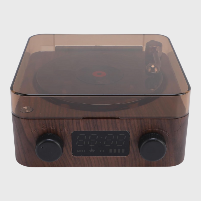 Bluetooth Hoparlörlü Gece Lambası Dijital Saat ve Ambiyans Işığı Çok Amaçlı