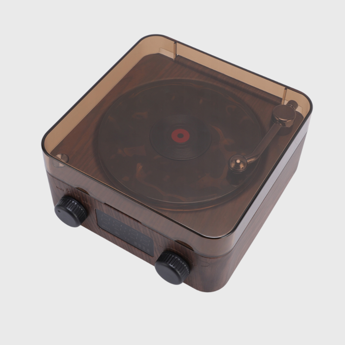 Gece Lambası Bluetooth Hoparlör Dijital Saat Çok Fonksiyonlu Su Dalgası Işıklı