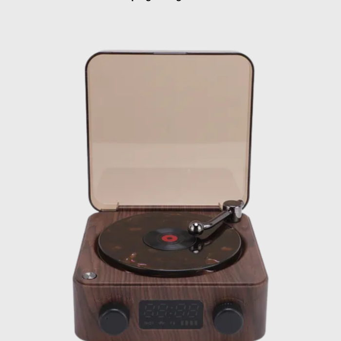 Gece Lambası Bluetooth Hoparlör Dijital Saat Çok Fonksiyonlu Su Dalgası Işıklı