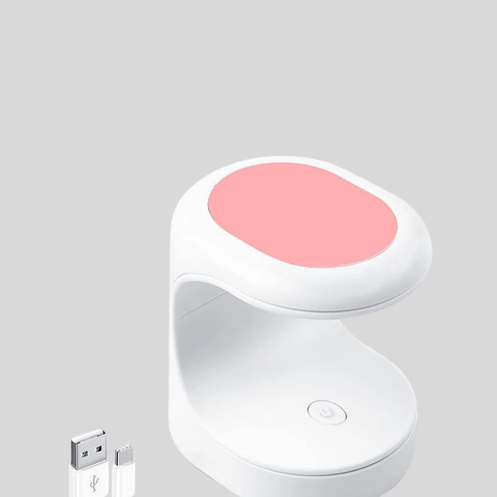 LED Mini Oje Kurutucu Taşınabilir Hızlı Kuruma Cihazı 3 LED Işıklı