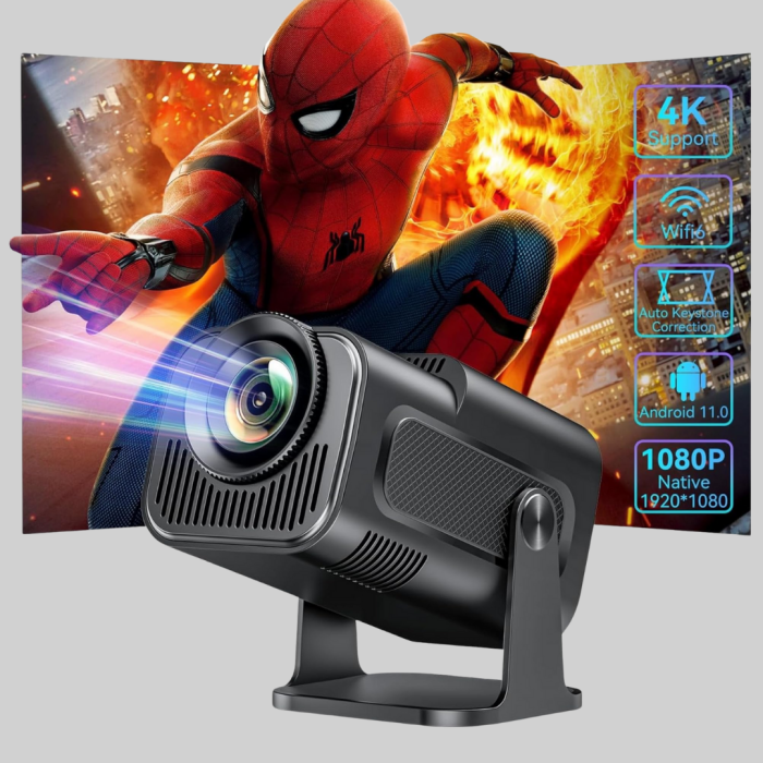 KESGİN MARKET ® HDMI USB Girişli Akıllı Projeksiyon Cihazı Taşınabilir Düşük Tüketimli