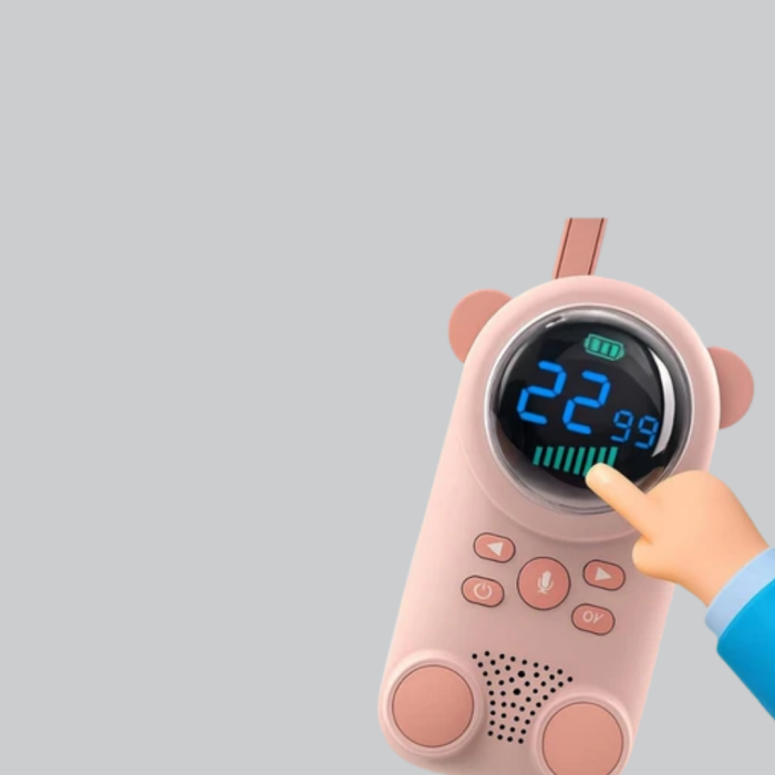 Bebek Telsizi LCD Ekran VOX İki Yönlü İletişim USB Şarj Hafif