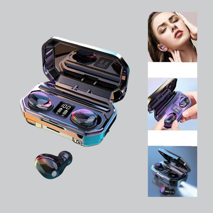 Şarj Kutulu Kablosuz Kulaklık Ergonomik Spor Seyahat Uyumlu Uzun Kullanım