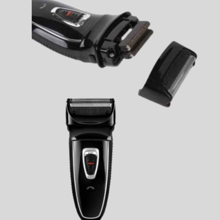 Şarjlı Kablosuz Tıraş Makinesi Çift Başlık Kuru Tıraş Ergonomik Taşınabilir