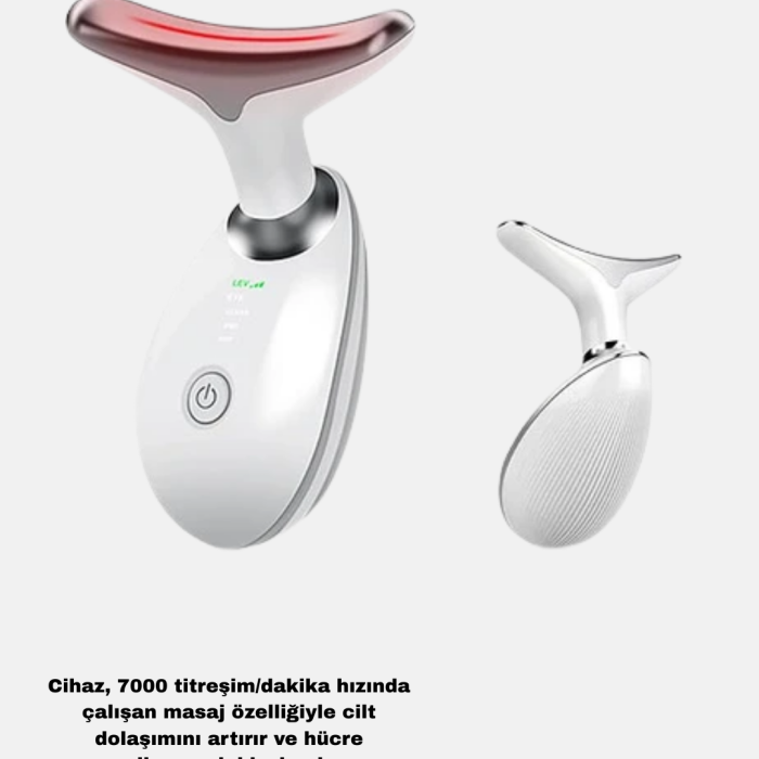 Kablosuz Şarjlı Yüz Sıkılaştırıcı Cihaz EMS Mikro Akım Anti-Aging Masaj Aleti