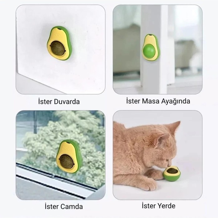 Avakado Kedi Nanesi Cat Mint Oyun Topu