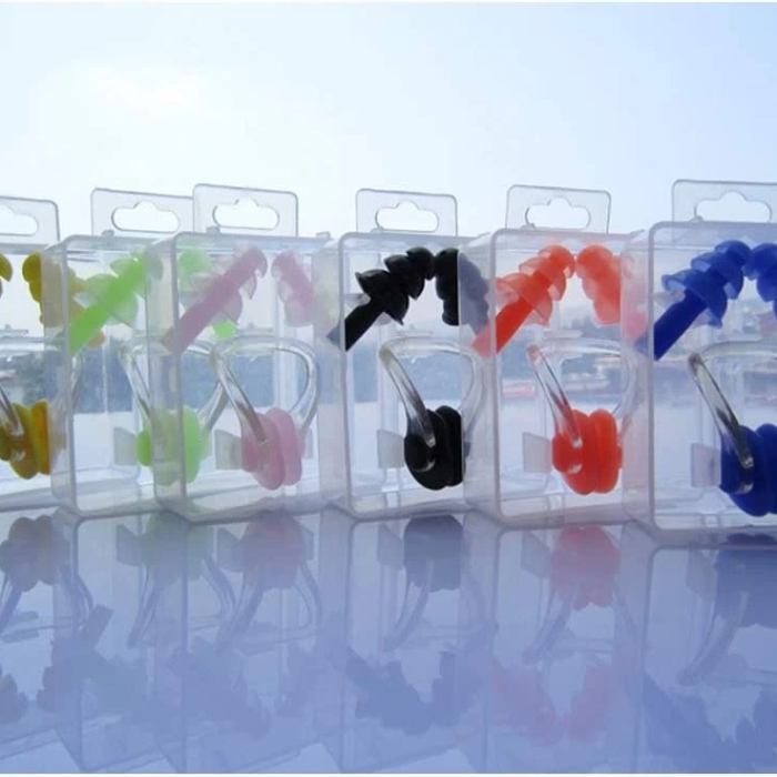 Silikon Su Geçirmez Kulak  Burun Tıkacı