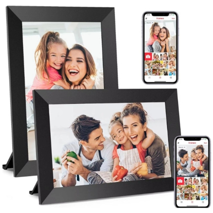 Dijital Fotoğraf Çerçevesi Wifi 10.1 İnç 32gb Dokunmatik Ekran, Uygulama Üzerinden Fotoğraf/video Paylaşımı