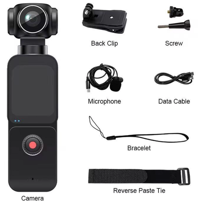 5k Ultra Hd Aksiyon Kamerası Ultra Stabil Çekim, Anti-shake Teknolojisi