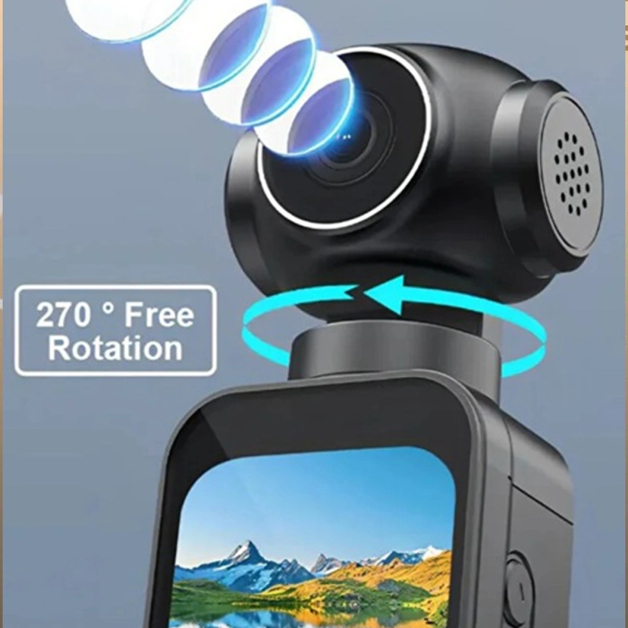 5k Ultra Hd Aksiyon Kamerası Ultra Stabil Çekim, Anti-shake Teknolojisi