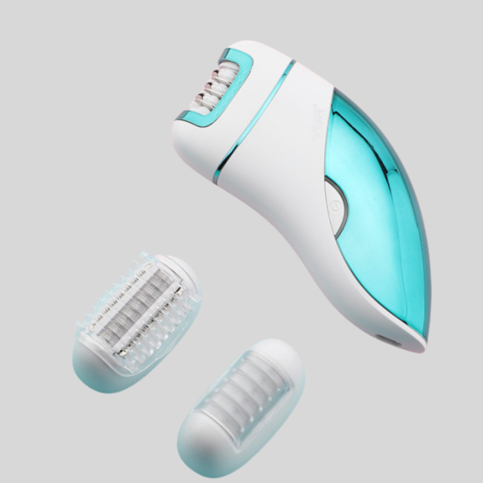 Profesyonel 3 in 1 Epilasyon Cihazı LED Aydınlatmalı Suya Dayanıklı Şarjlı VGR Epilatör